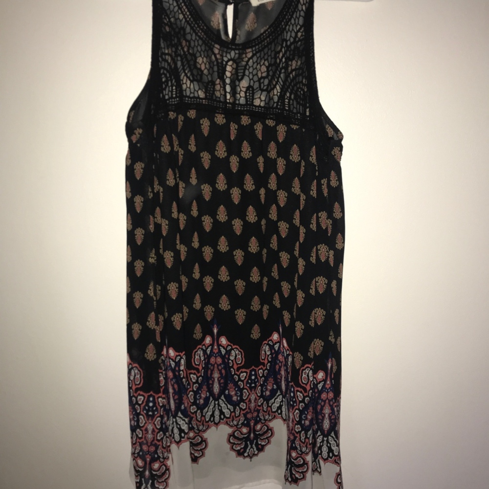 Blu Pepper Flowy Dress - Picture 2 of 3